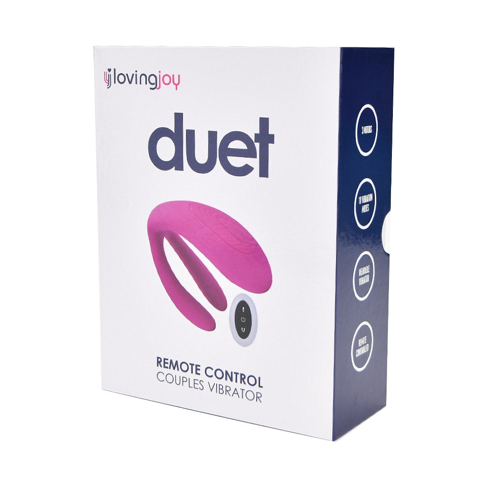 Loving Joy Duet Remote Control Couples Vibrator kaukosäädinvibraattori