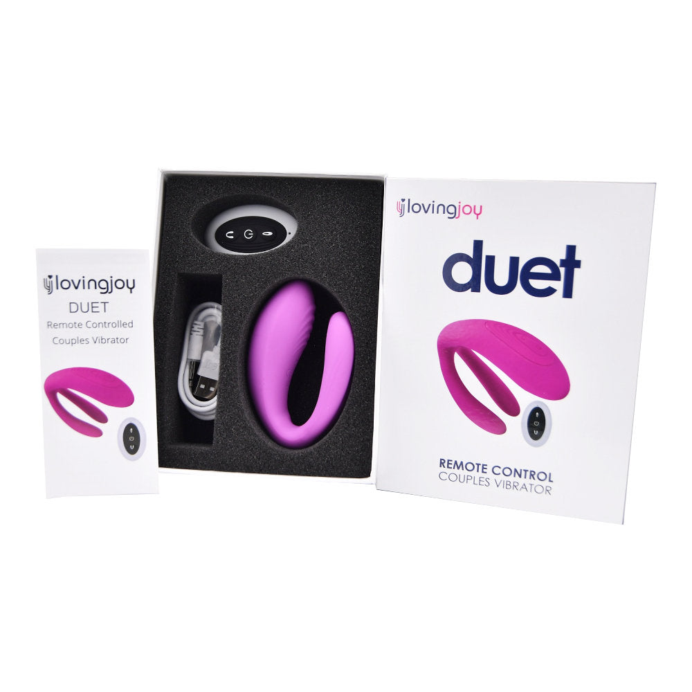 Loving Joy Duet Remote Control Couples Vibrator kaukosäädinvibraattori