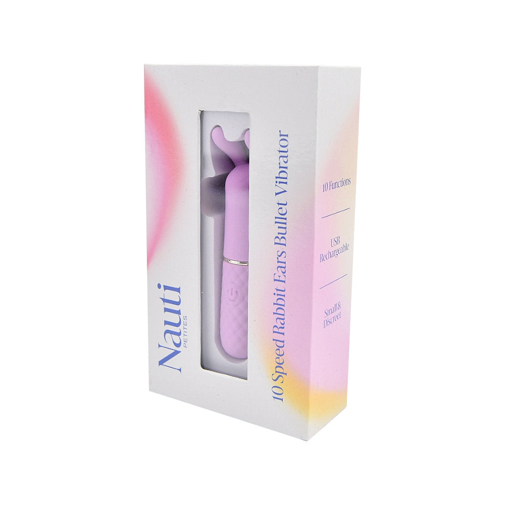 Nauti Petites 10 Speed Rabbit Ears Bullet Vibrator bullet-vibraattori
