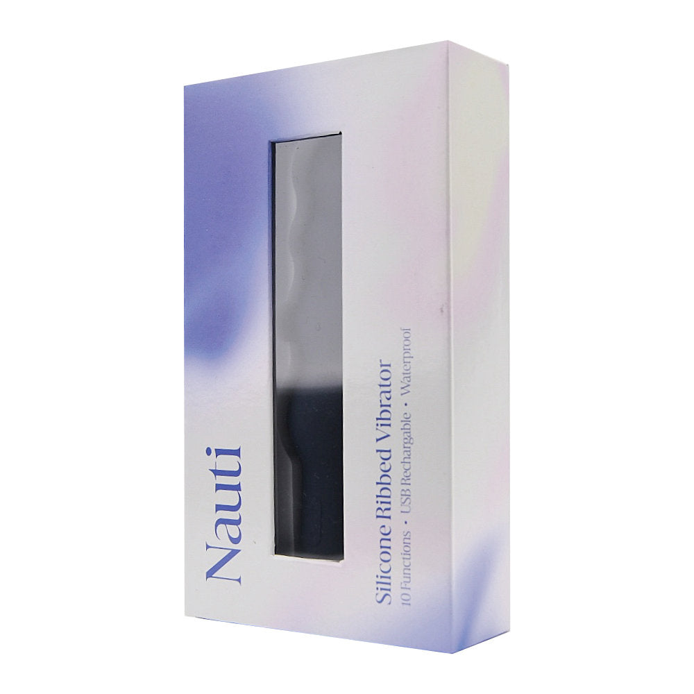 Nauti Silicone Ribbed Vibrator bullet-vibraattori