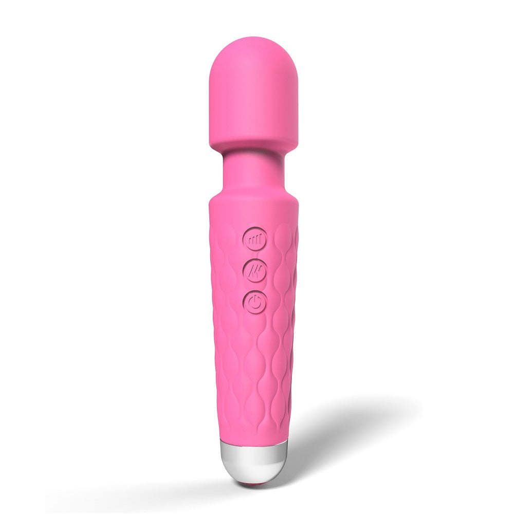 Loving Joy 20 Function Wand Vibrator Pink wand-vibraattori