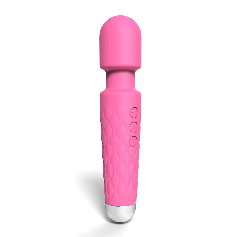 Loving Joy 20 Function Wand Vibrator Pink wand-vibraattori