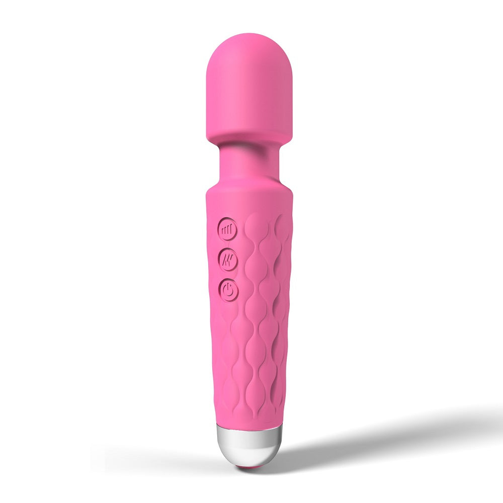 Loving Joy 20 Function Wand Vibrator Pink wand-vibraattori