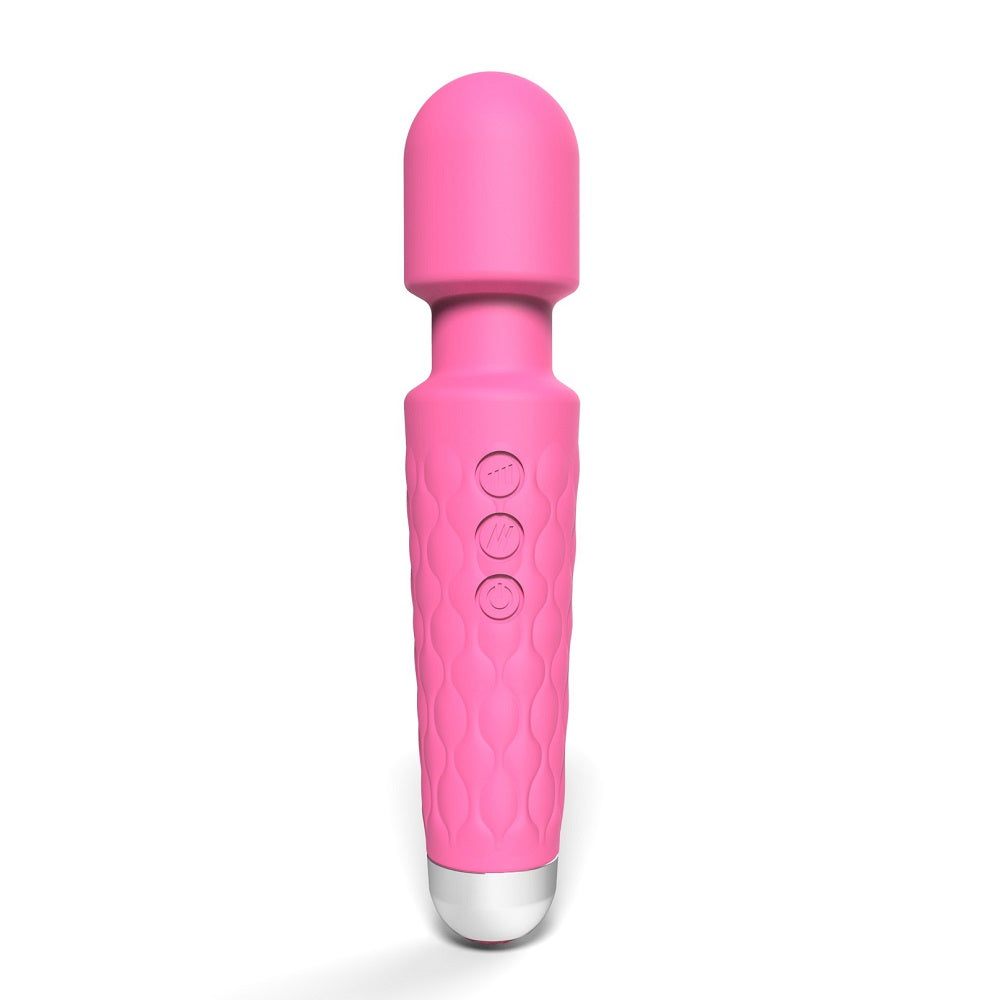 Loving Joy 20 Function Wand Vibrator Pink wand-vibraattori | intimi.fi
