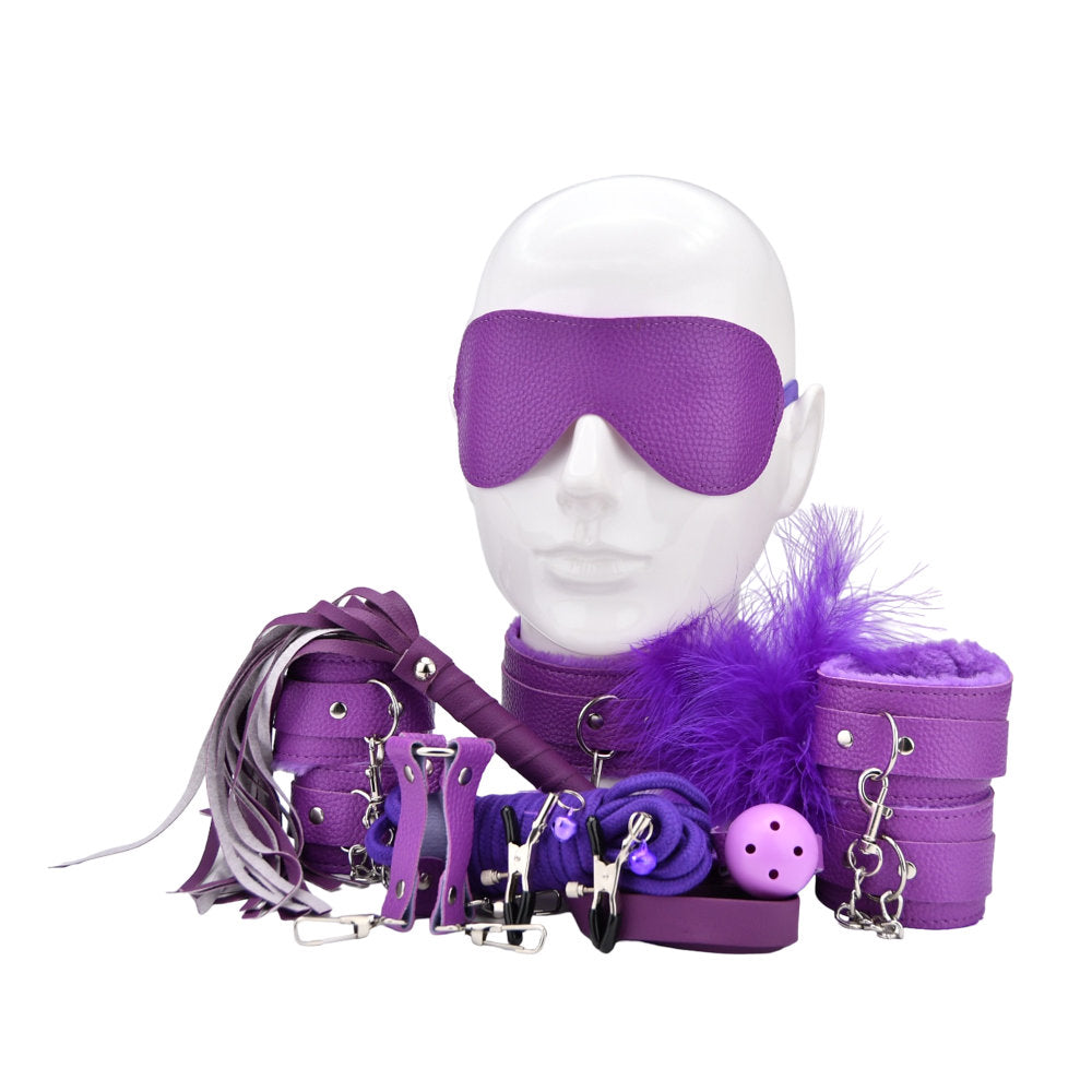 Bound to Play Bondage Kit Purple (11 Piece) bondage-kahle | intimi.fi