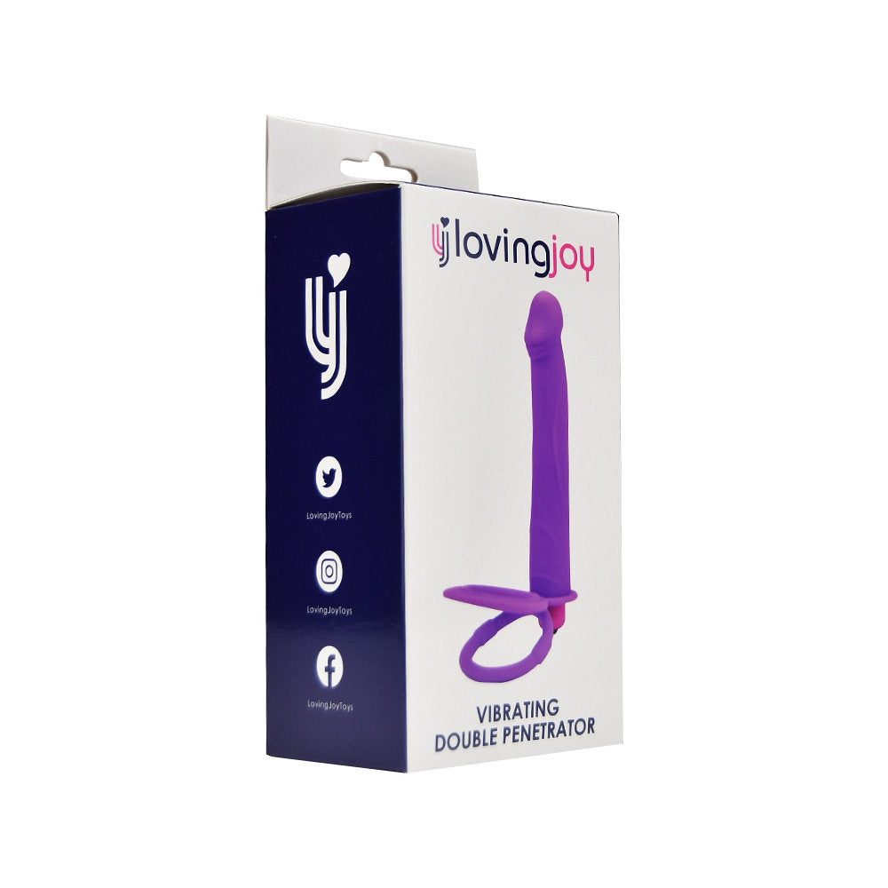 Loving Joy Double Penetration Strap On Vibrator strap-on