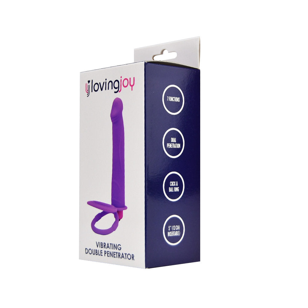 Loving Joy Double Penetration Strap On Vibrator strap-on