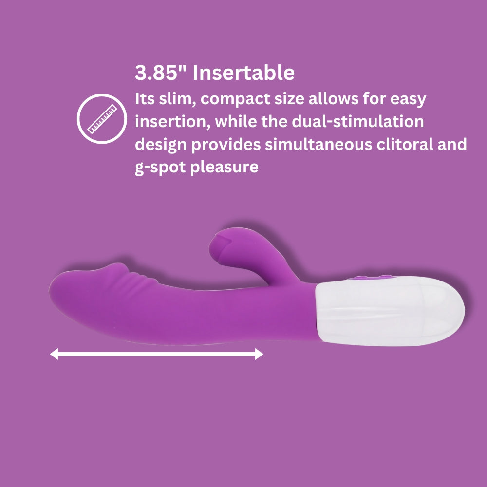 Jessica Rabbit semi-realistic rabbit vibrator by Loving Joy, showing a pink and realistic design with dual motors and textured surface.