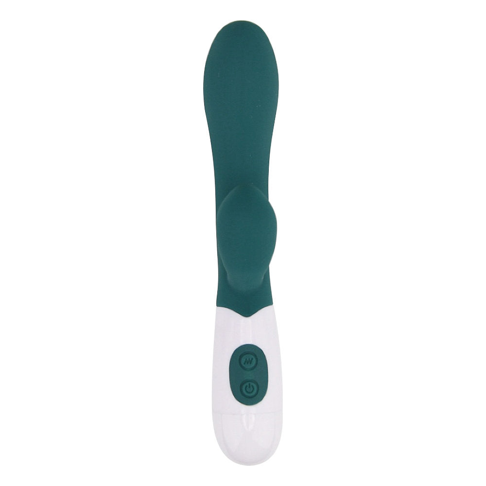 Loving Joy Jessica Rabbit Slimline Rabbit Vibrator showing its sleek design and dual-motor features for enhanced pleasure.