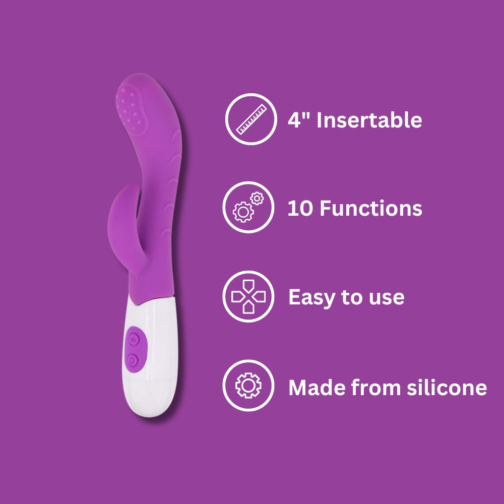 Jessica Rabbit Textured Rabbit Vibrator