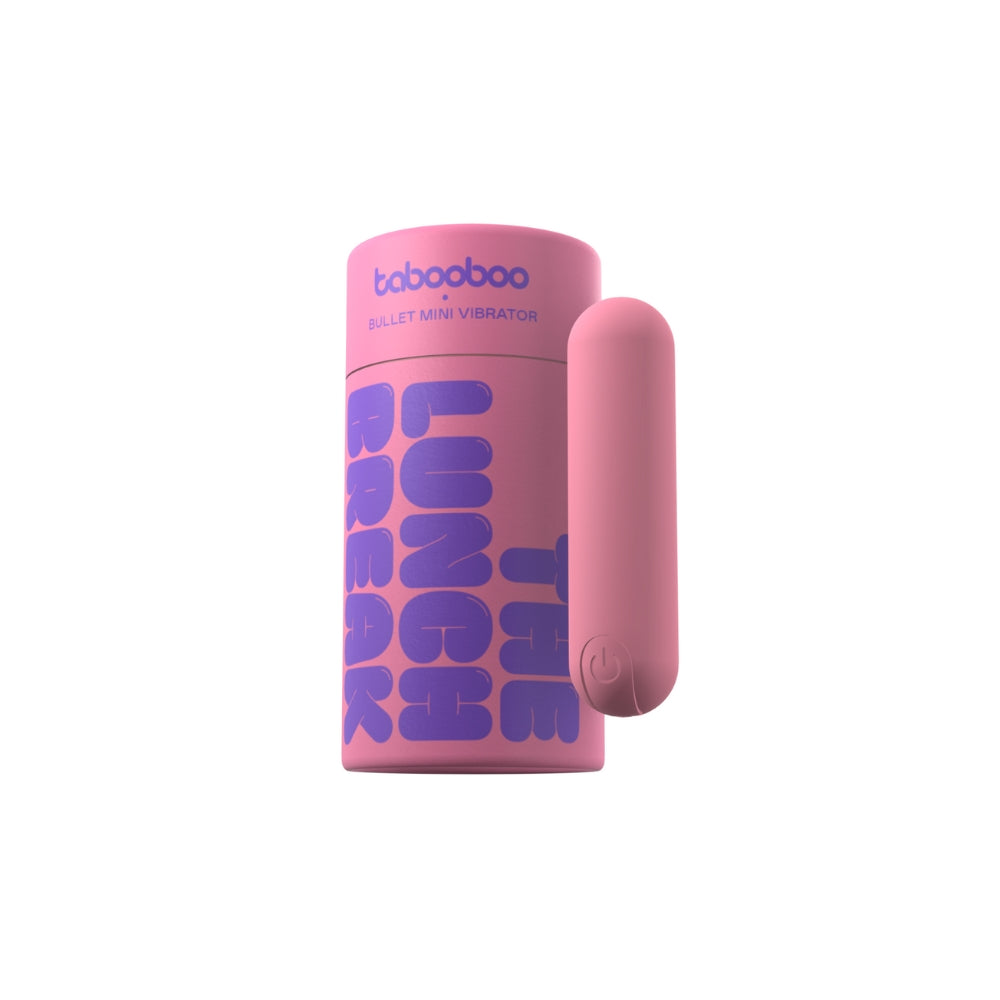 Tabooboo Lunch Break Bullet Vibrator, small personal bullet vibrator with sleek design, suitable for discreet use.