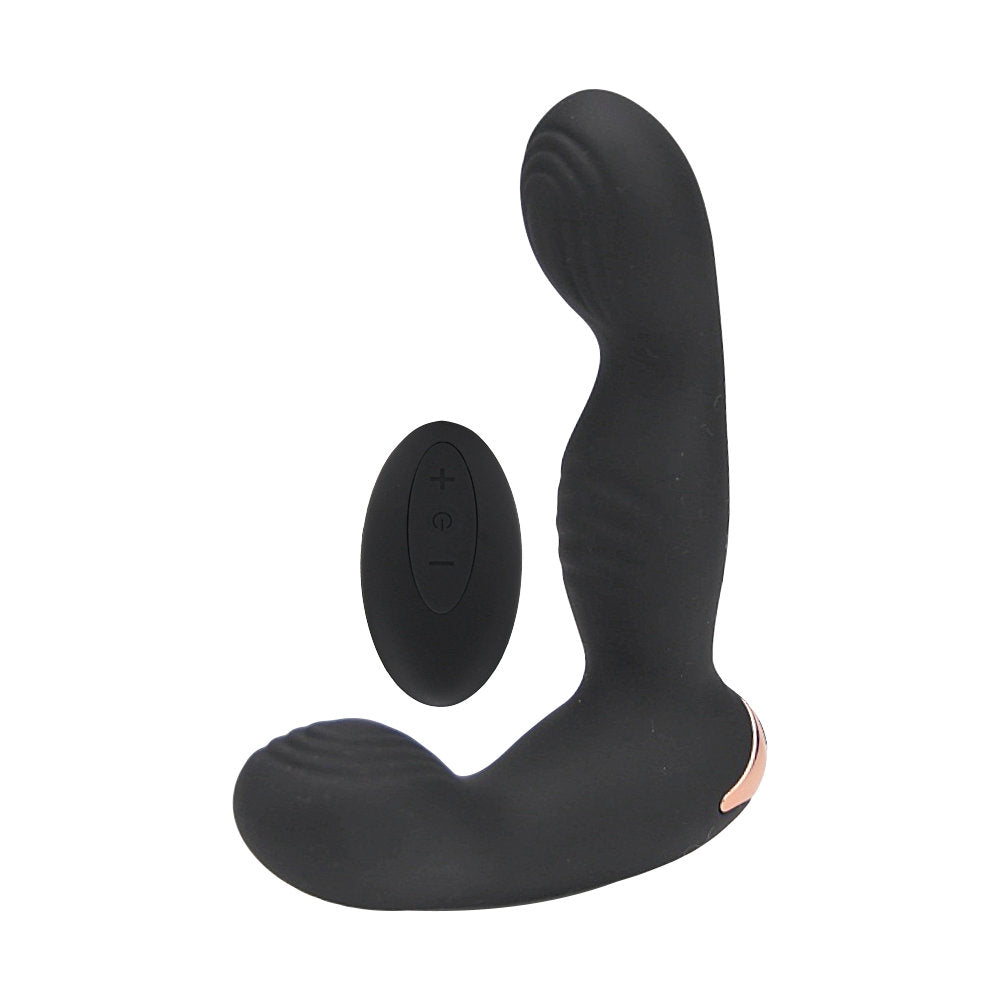 Rev-Pro 10-function remote-controlled prostate massager with anal beads, designed for comfortable, targeted prostate stimulation.