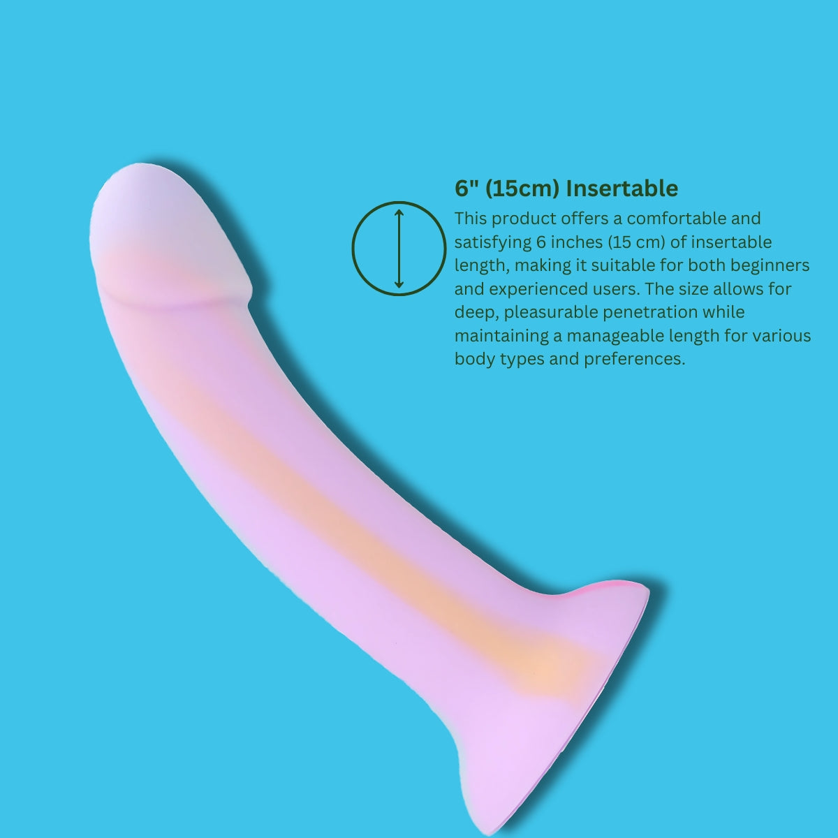 Mina Taro silicone dildo from MINA, showing a realistic, smooth-textured adult toy on a neutral background.