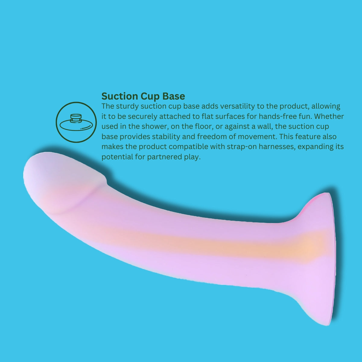 Mina Taro silicone dildo by MINA, smooth and realistic-looking sex toy for adult pleasure, showcased on a plain background.