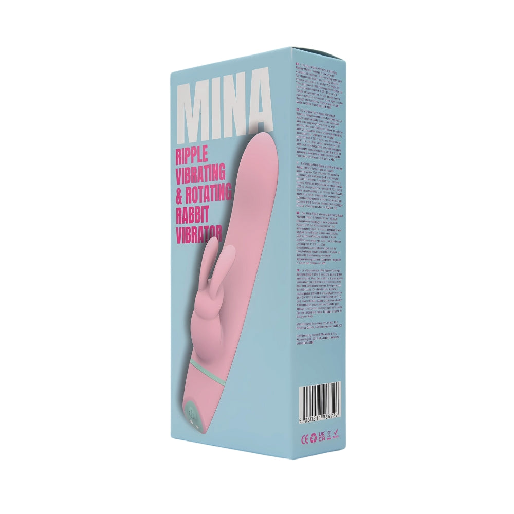 Mina Ripple Vibrating & Rotating Rabbit Vibrator pupuvibraattori