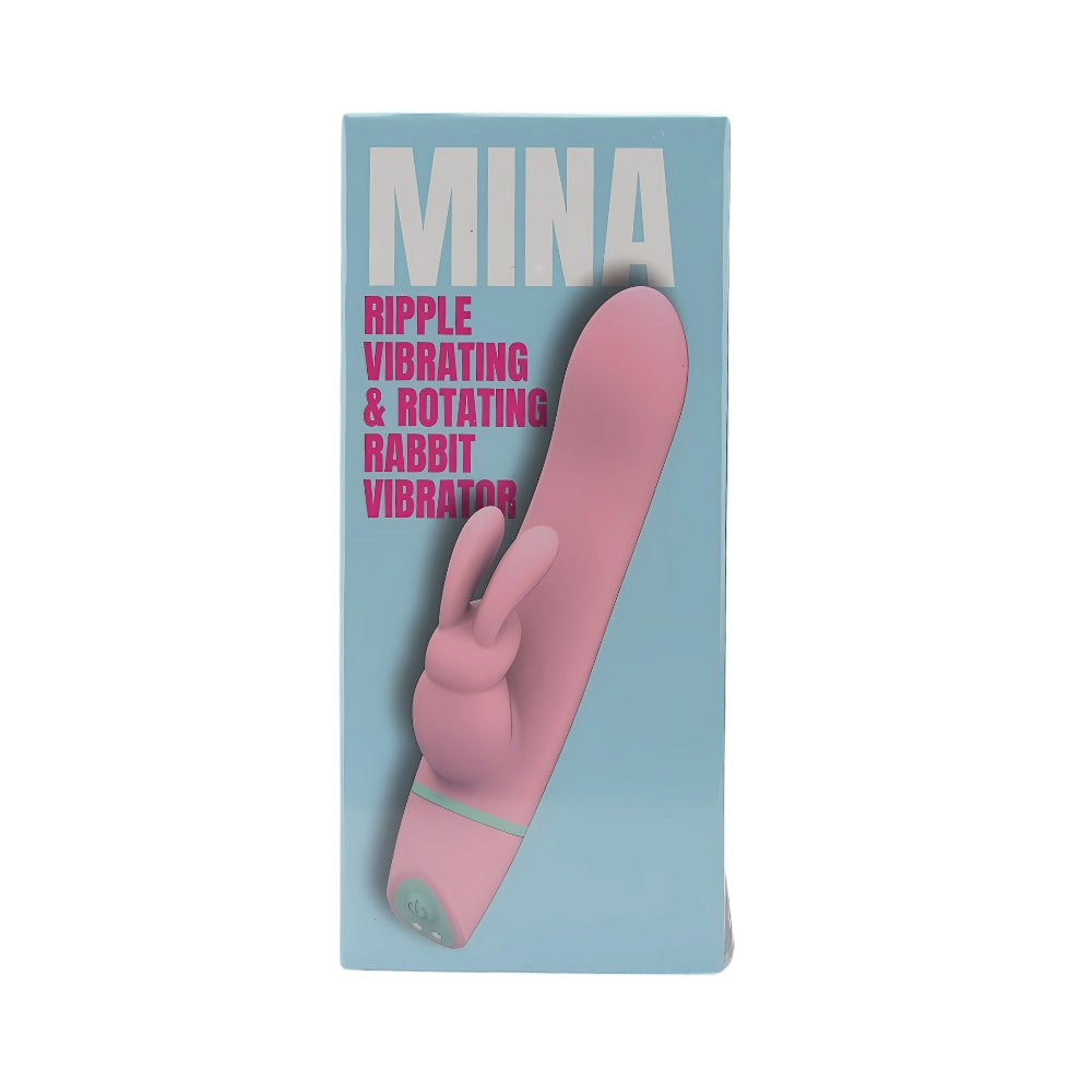Mina Ripple Vibrating & Rotating Rabbit Vibrator pupuvibraattori