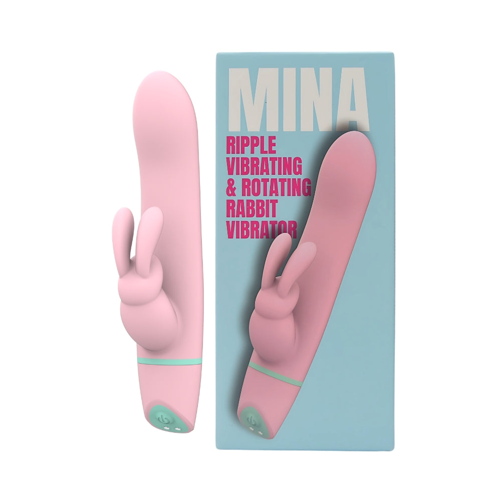 Mina Ripple Vibrating & Rotating Rabbit Vibrator pupuvibraattori