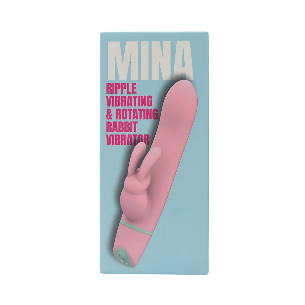 Mina Ripple Vibrating & Rotating Rabbit Vibrator pupuvibraattori