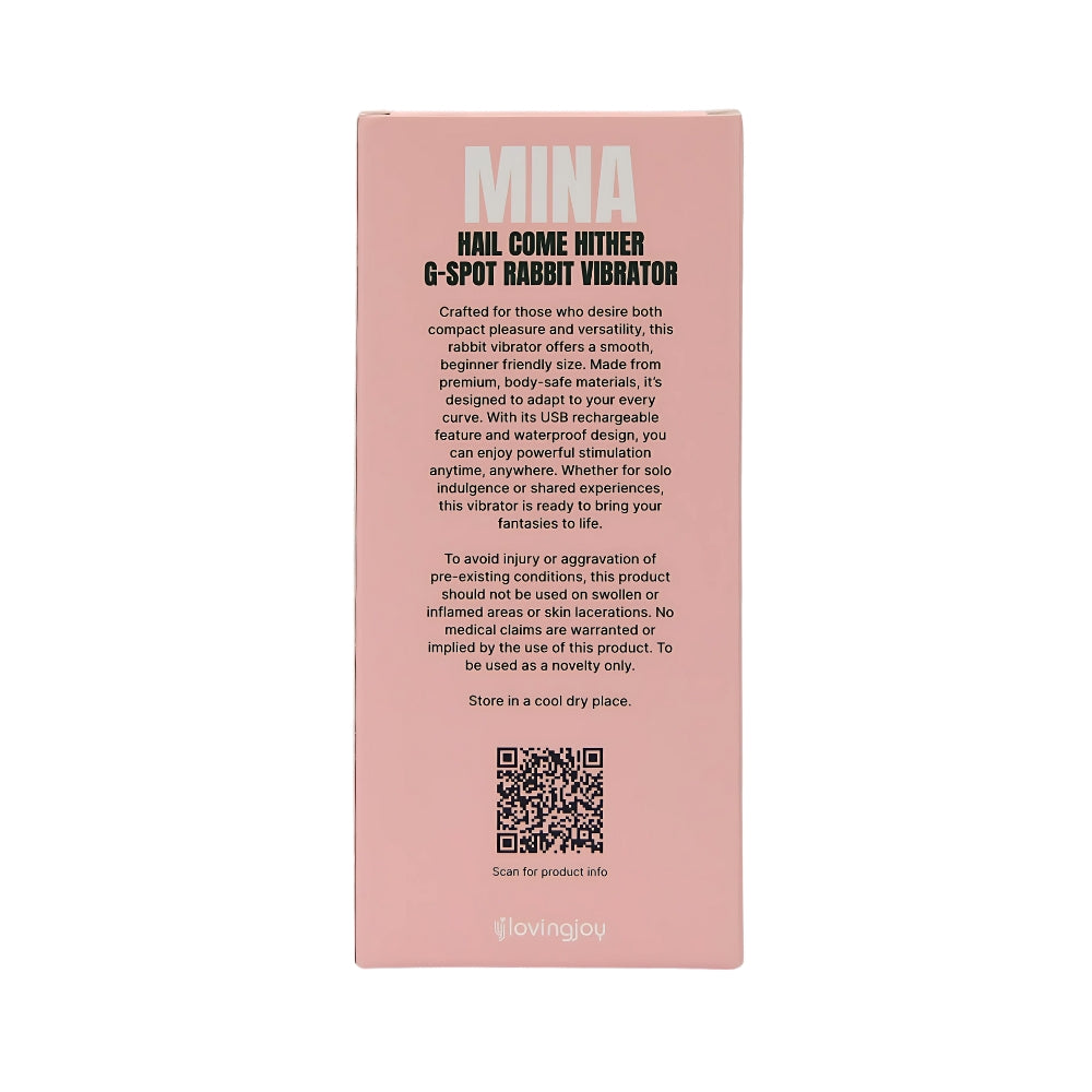 Mina Hail Come Hither Rabbit Vibrator pupuvibraattori