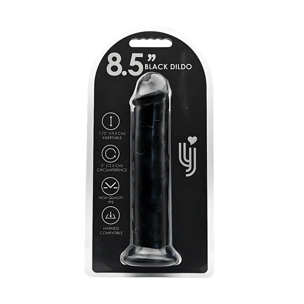 Loving Joy 8.5 Inch Suction Cup Dildo Black dildo