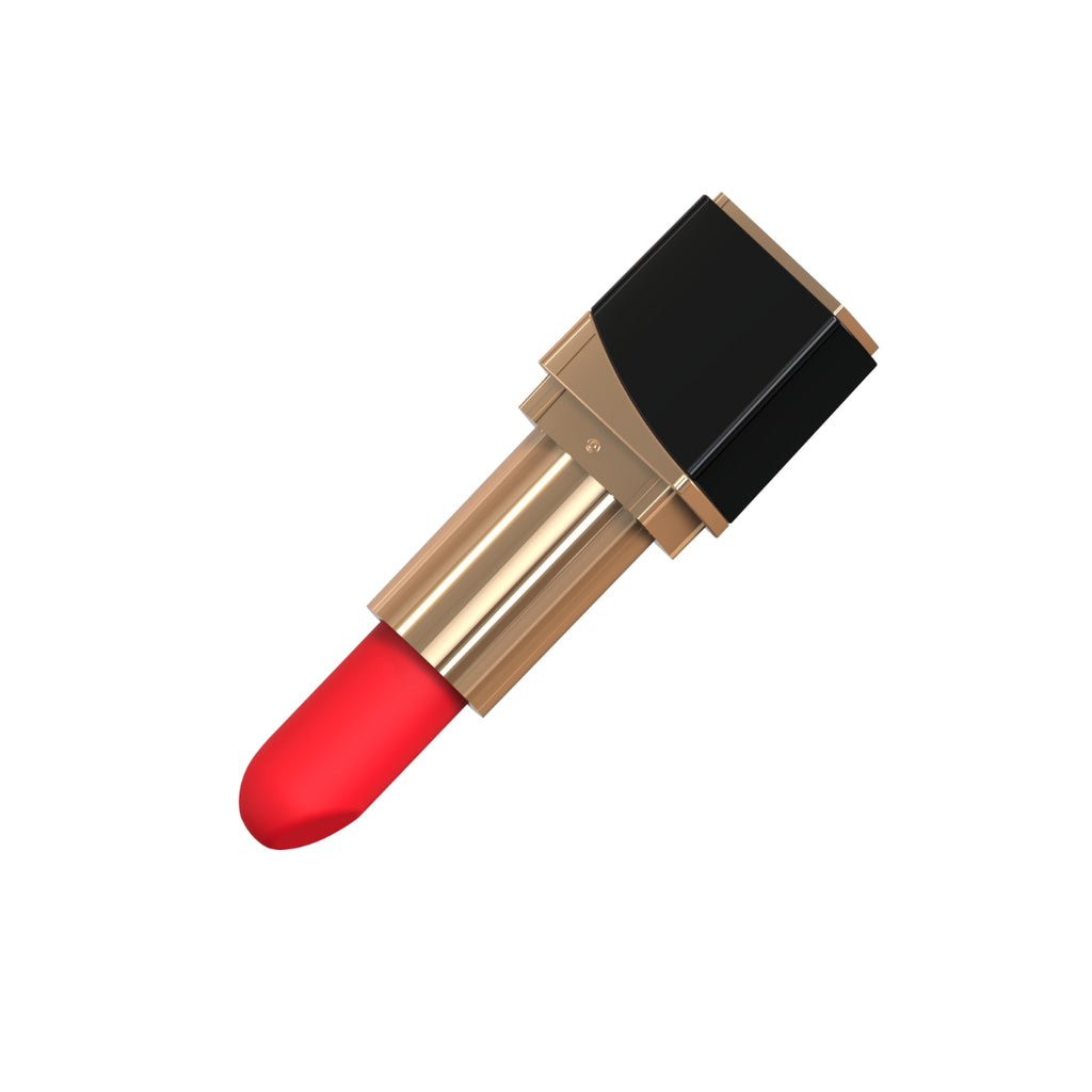 MINA Glossy Lipstick Vibrator, a sleek clitoral vibrator with a shiny finish, designed for discreet pleasure and stylish use.