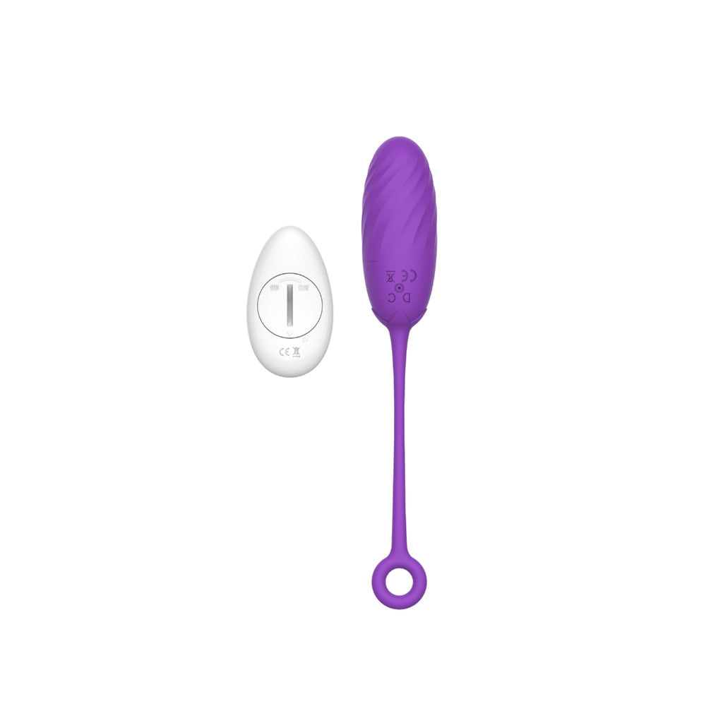 MINA Celeste 10-function love egg, compact pink pleasure device with multiple vibration settings, designed for intimate pleasure.