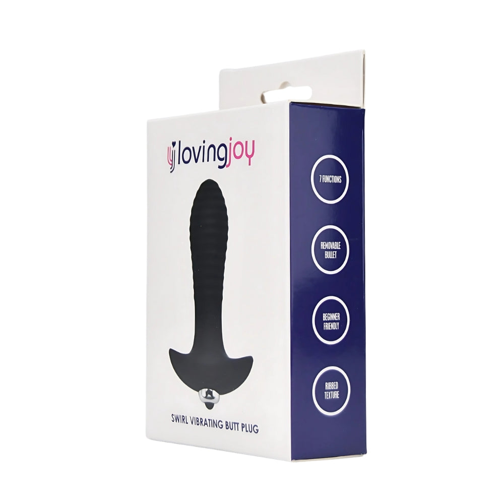 Loving Joy Swirl 7 Function Vibrating Butt Plug anaalitappi