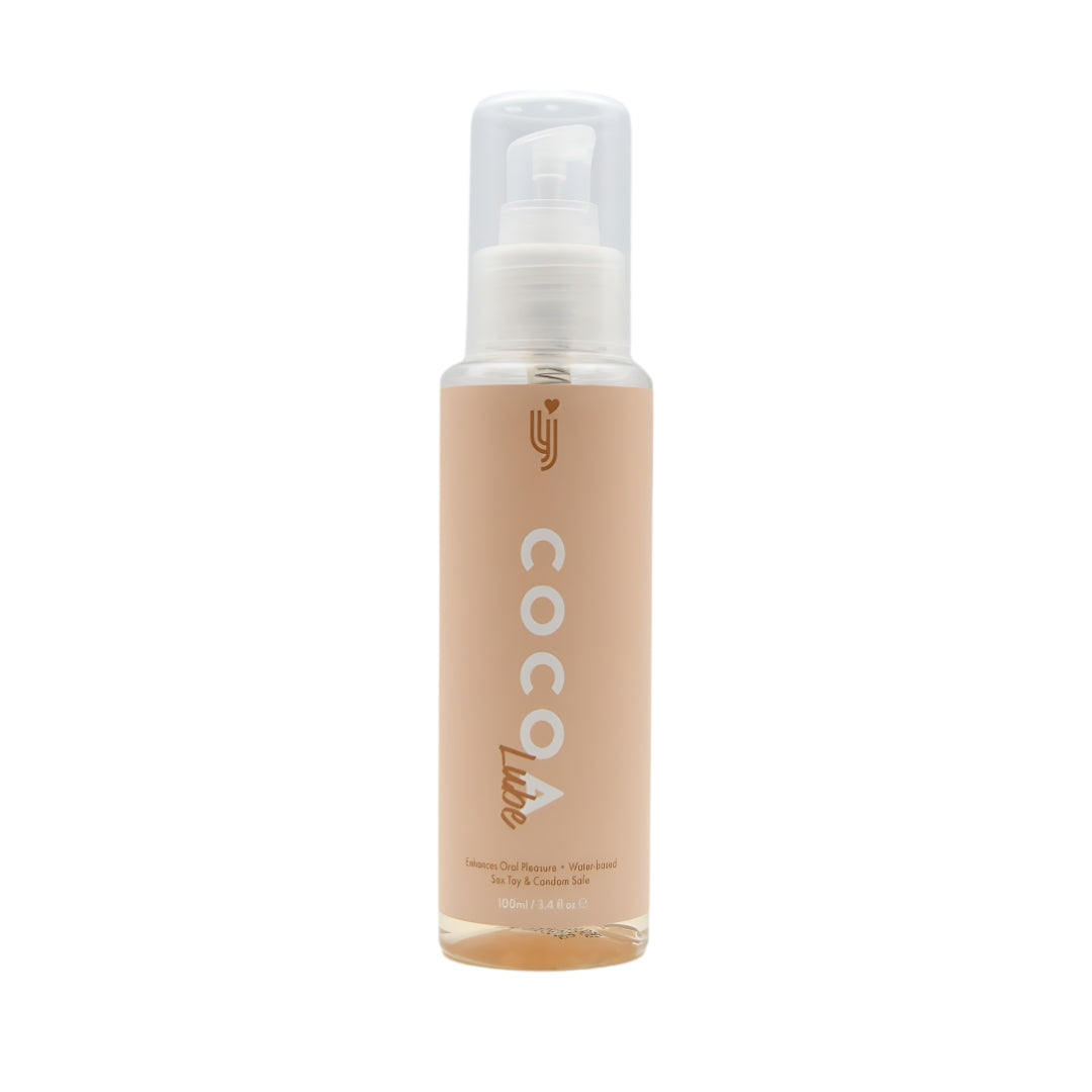 Loving Joy Chocolate Flavored Lubricant 100ml bottle, smooth and creamy texture, for enhanced intimacy and comfort.
