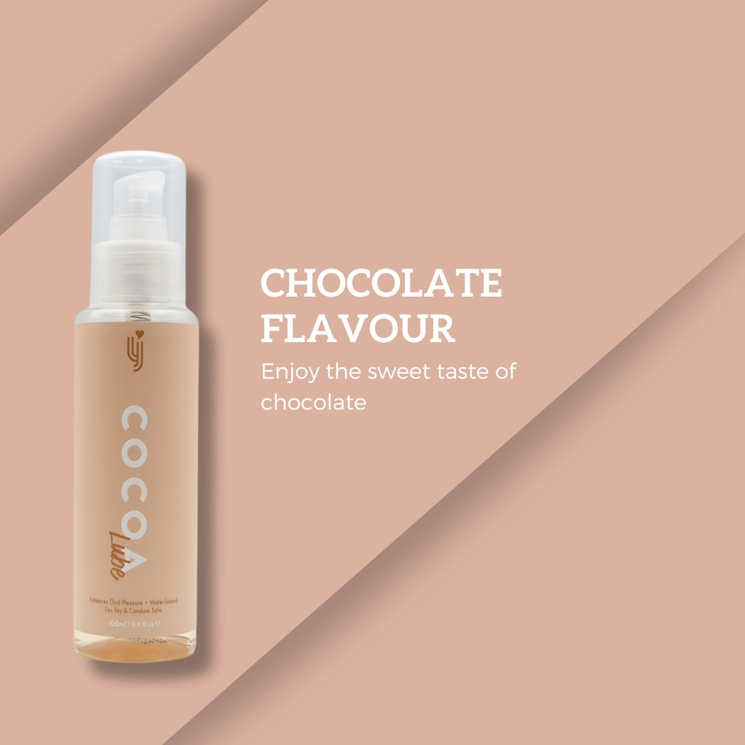 Loving Joy Chocolate Flavored Lubricant 100ml bottle, smooth and creamy, designed for enhanced intimate pleasure.
