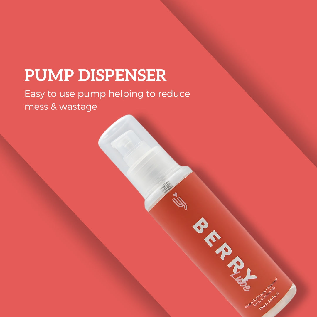 Loving Joy Strawberry Flavored Lubricant 100ml bottle, clear liquid lubricant with strawberry scent, designed for intimate use.