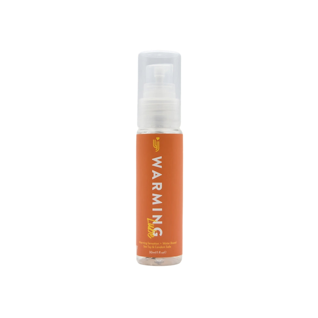 Loving Joy Warming Lubricant 30ml bottle, smooth and comforting lubricant from Loving Joy Lubricants, shown in the image.