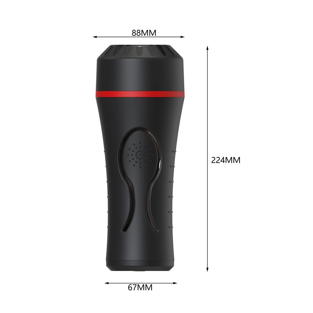 Rev Lite squeezable male masturbator with a textured surface for enhanced stimulation and comfort.