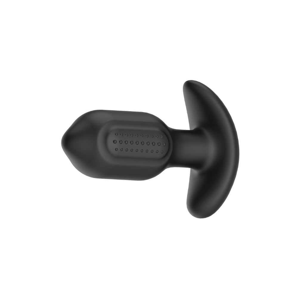 Toosh remote controlled silicone vibrating butt plug with a smooth surface and ergonomic design for comfort and pleasure.