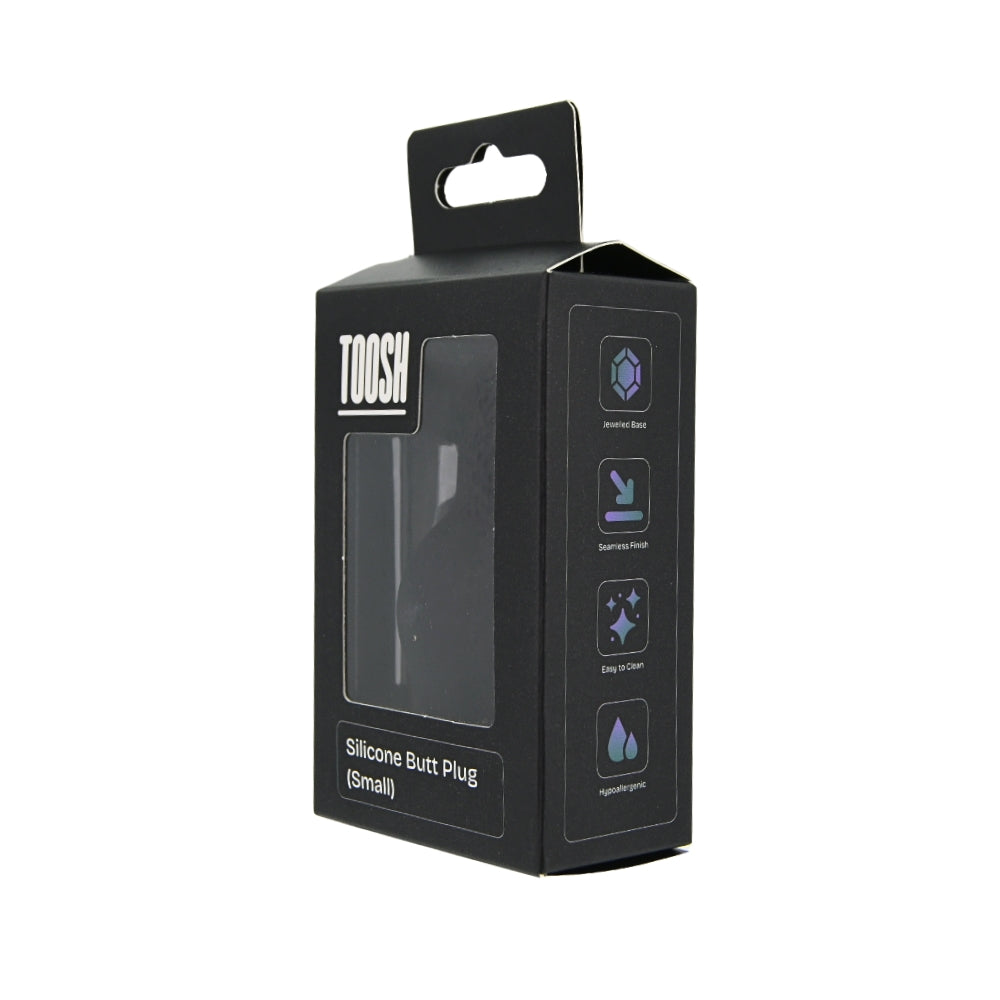 Toosh Black Silicone Butt Plug Small anaalitappi