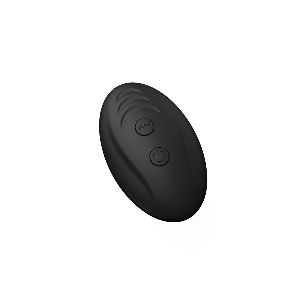 Toosh remote controlled light up vibrating butt plug with anal beads design, showcasing its sleek shape and vibrant illumination.