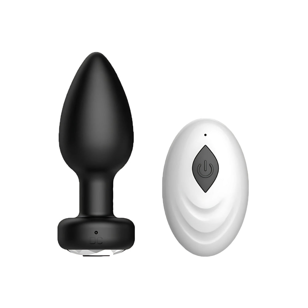 Toosh remote-controlled silicone vibrating anal beads butt plug, smooth and flexible for comfortable pleasure.