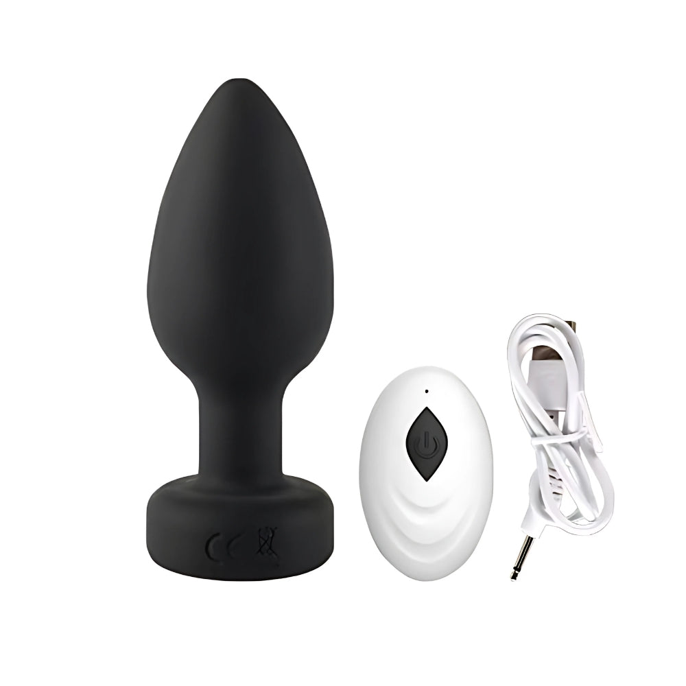 Toosh remote-controlled silicone vibrating anal beads, a sleek and flexible anal plug designed for pleasure and stimulation.