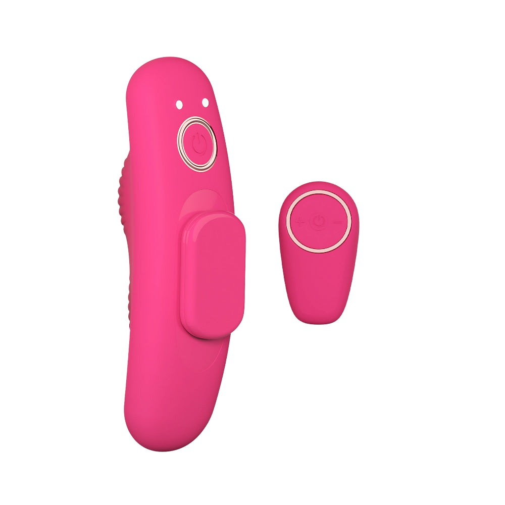 MINA Veil remote-controlled panty vibrator for clitoral stimulation, shown in sleek design and compact form.