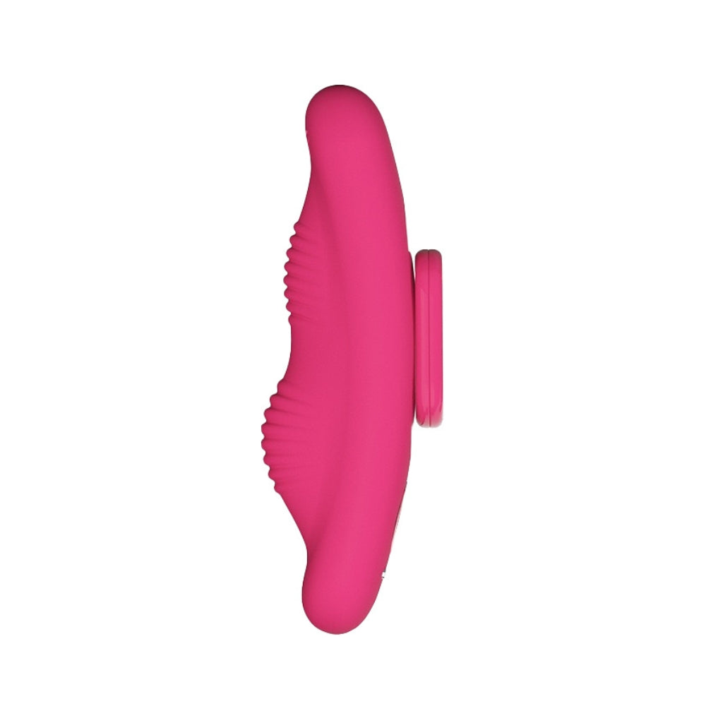 MINA Veil remote-controlled panty vibrator for clitoral stimulation, compact and discreet with sleek design.