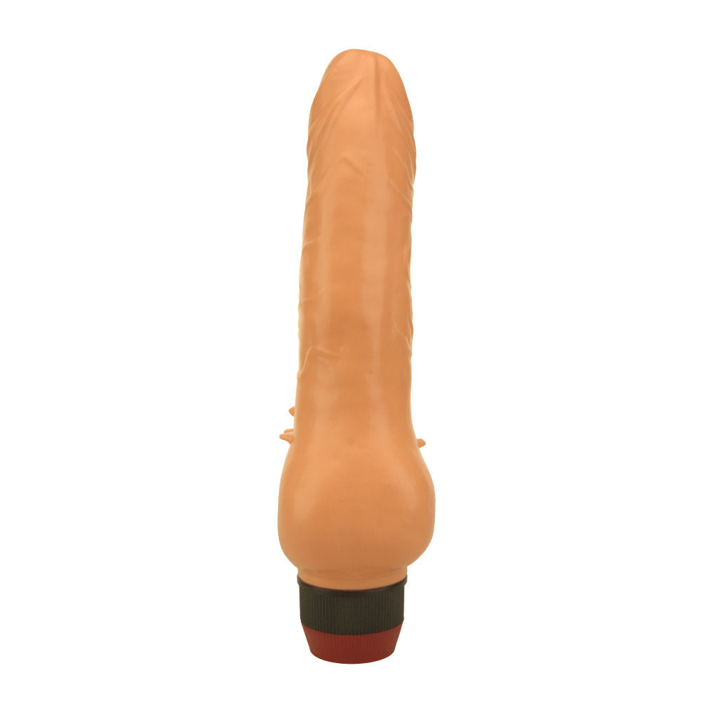 Loving Joy Bully Boy realistic flesh vibrator, vibrating dildo with detailed design and lifelike texture for intimate pleasure.