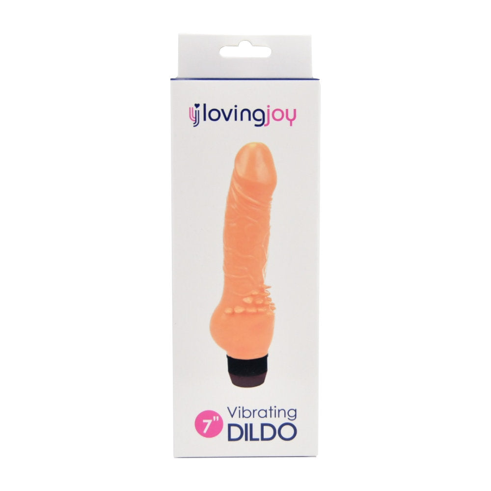 Loving Joy Bully Boy realistic flesh vibrator, vibrating dildo with detailed design for personal pleasure use