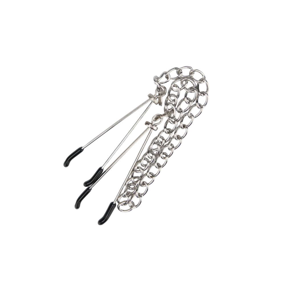 Bound to Please Nipple Clamps & Chain - intimi