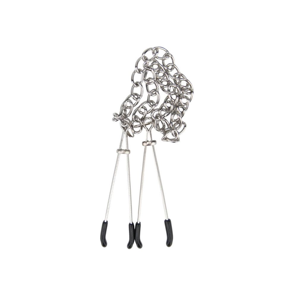 Bound to Please Nipple Clamps & Chain - intimi