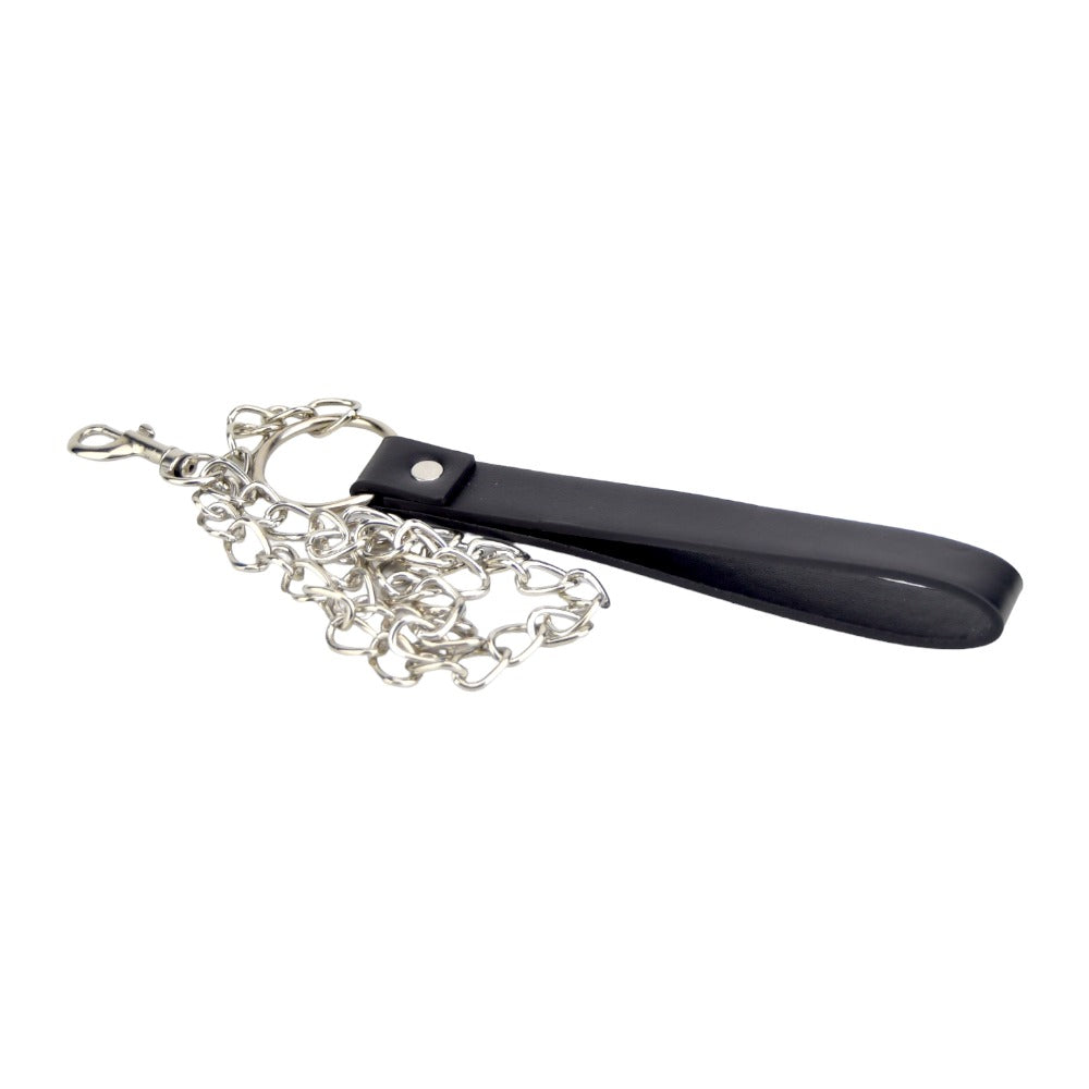 Black furry collar with leash from Bound to Please, designed for bondage restraints and intimate play.