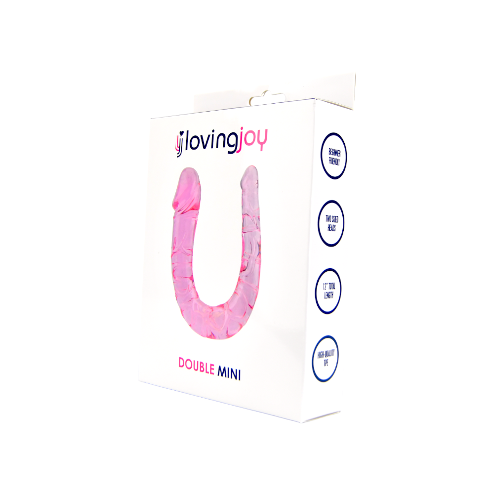 Loving Joy Double Mini Dildo Pink kaksipäinen dildo