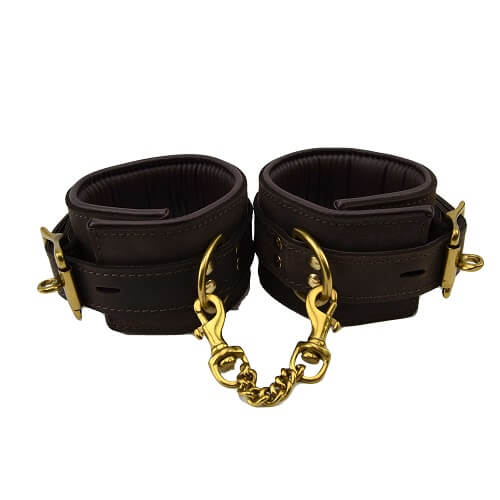 BOUND Nubuck Leather Ankle Restraints - intimi