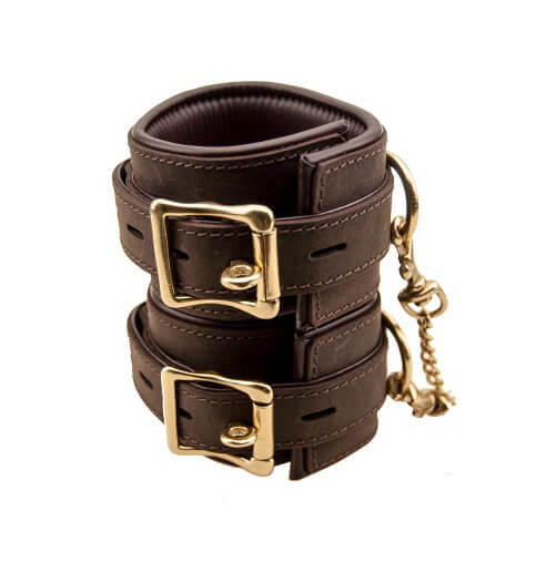 BOUND Nubuck Leather Ankle Restraints - intimi
