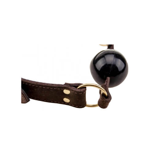 BOUND Nubuck Leather Solid Ball Gag suukappale