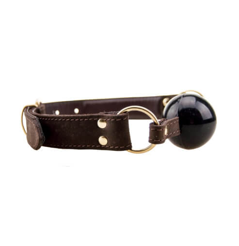 BOUND Nubuck Leather Solid Ball Gag suukappale