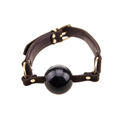 BOUND Nubuck Leather Solid Ball Gag suukappale | intimi.fi